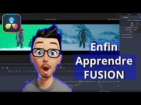 Enfin Apprendre Fusion 20 I Tutoriel DEBUTANT Davinci Resolve